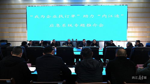 內(nèi)江市應(yīng)急管理局以信息技術(shù)咨詢服務(wù)為橋梁，助力“內(nèi)江造”應(yīng)急系統(tǒng)產(chǎn)品開(kāi)拓市場(chǎng)